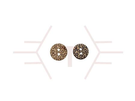 Laser Coconut Button