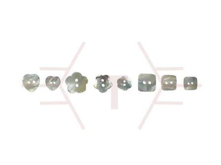 14L16L18L 20L Shaped Pearlescent Button