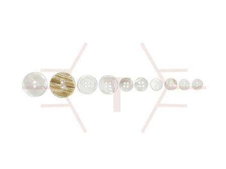 14 L 16 L 18 L Mother of Pearl Button